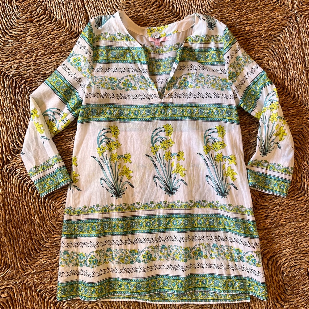 Calypso Saint Barth caftan cover-up size small new without tags cotton gorgeous